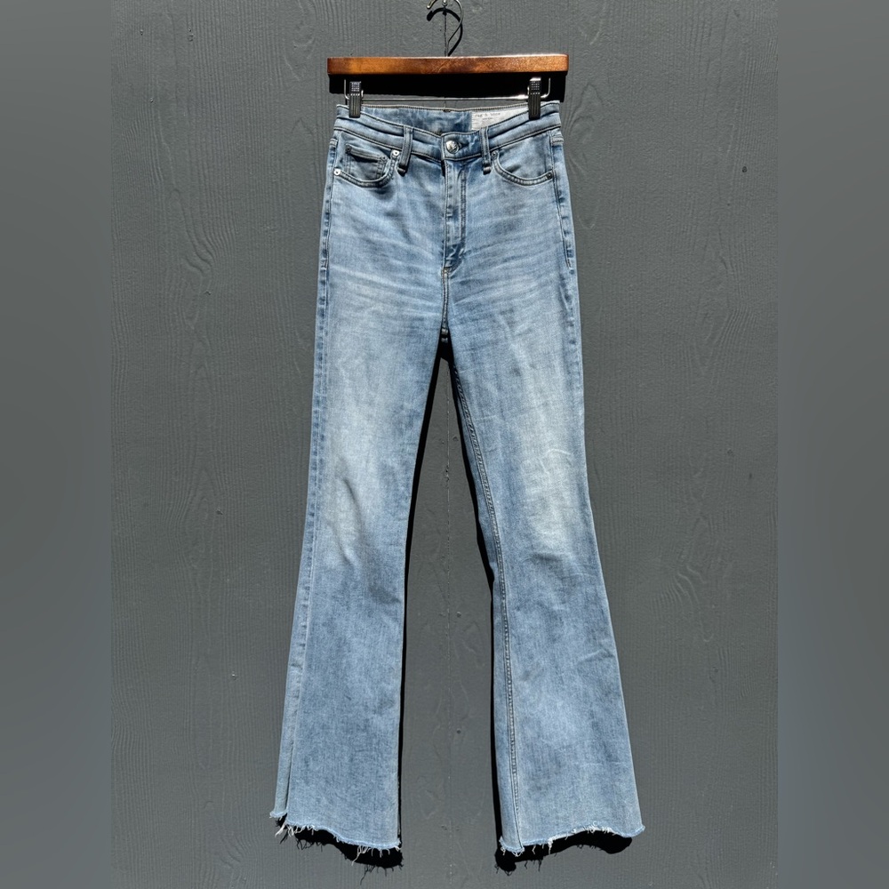 Rag & Bone Casey High Rise Flare Jeans in Lola Wash Size 26